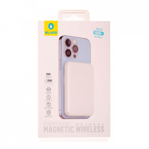 Повербанк для iPhone Blueo MagSafe Battery Pack 10000mAh Sky blue