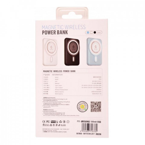 Повербанк для iPhone Blueo MagSafe Battery Pack 10000mAh Sky blue