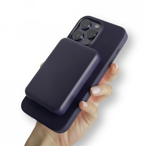 Повербанк для iPhone Blueo MagSafe Battery Pack 10000mAh Deep purple