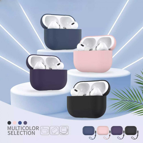 Чохол на AirPods Pro 2 Blueo with strap Elderberry Чохол на AirPods Pro 2 Blueo with strap Elderberry
