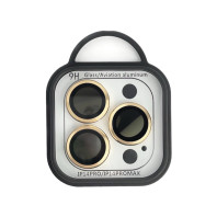 Защитное стекло на камеру iPhone 14 Pro и 14 Pro Max phone-jacket (Gold)