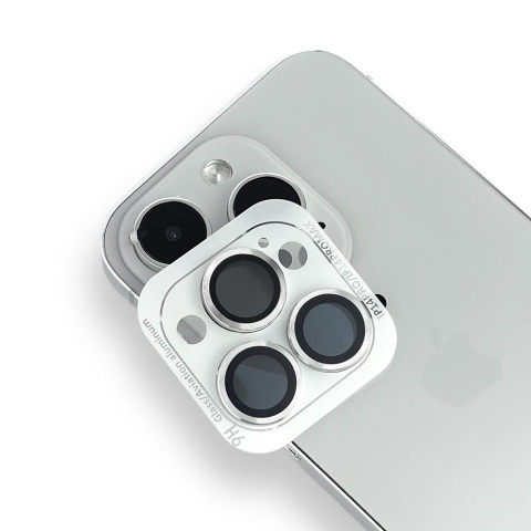 Защитное стекло на камеру iPhone 14 Pro и 14 Pro Max phone-jacket (Silver)
