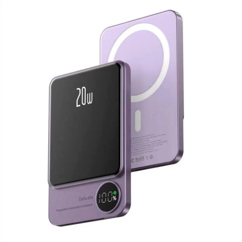 Повербанк MagSafe Battery Pack 20W Quick Charge 10000mAh Purple