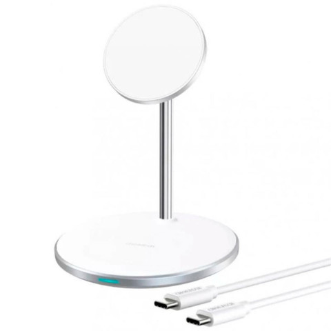 Бездротова зарядка Choetech MagLeap Duo 2 in 1 15W (white)