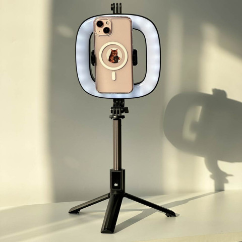 Кольцевая лампа с держателем Hoco LV03 Plus