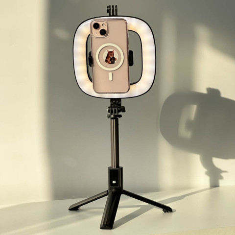 Кольцевая лампа с держателем Hoco LV03 Plus