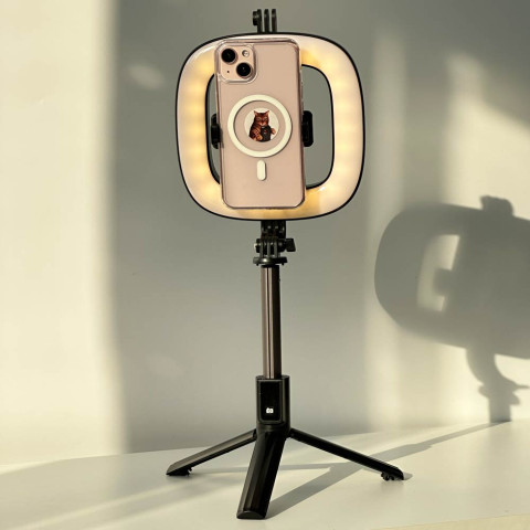 Кольцевая лампа с держателем Hoco LV03 Plus