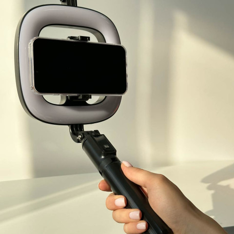 Кольцевая лампа с держателем Hoco LV03 Plus