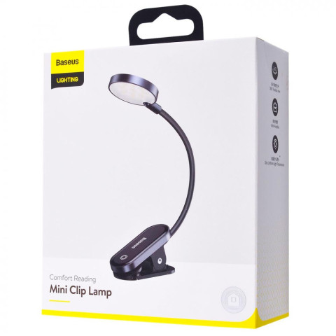 LED Лампа Для Будинку Baseus Comfort Reading Mini Clip
