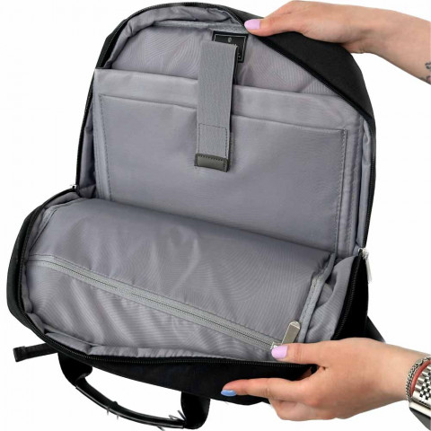 Рюкзак-сумка для MacBook 15.4"- 16" WIWU Minimalist Backpack Black