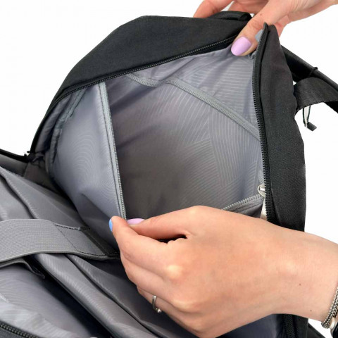 Рюкзак-сумка для MacBook 15.4"- 16" WIWU Minimalist Backpack Black