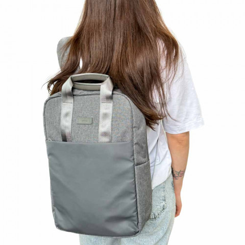 Рюкзак-сумка для MacBook 15.4"- 16" WIWU Minimalist Backpack Gray