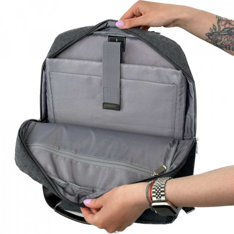 Рюкзак-сумка для MacBook 15.4"- 16" WIWU Minimalist Backpack Gray